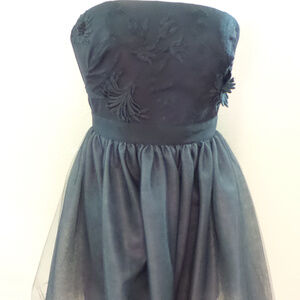 Phoebe Couture Black Cocktail Dress